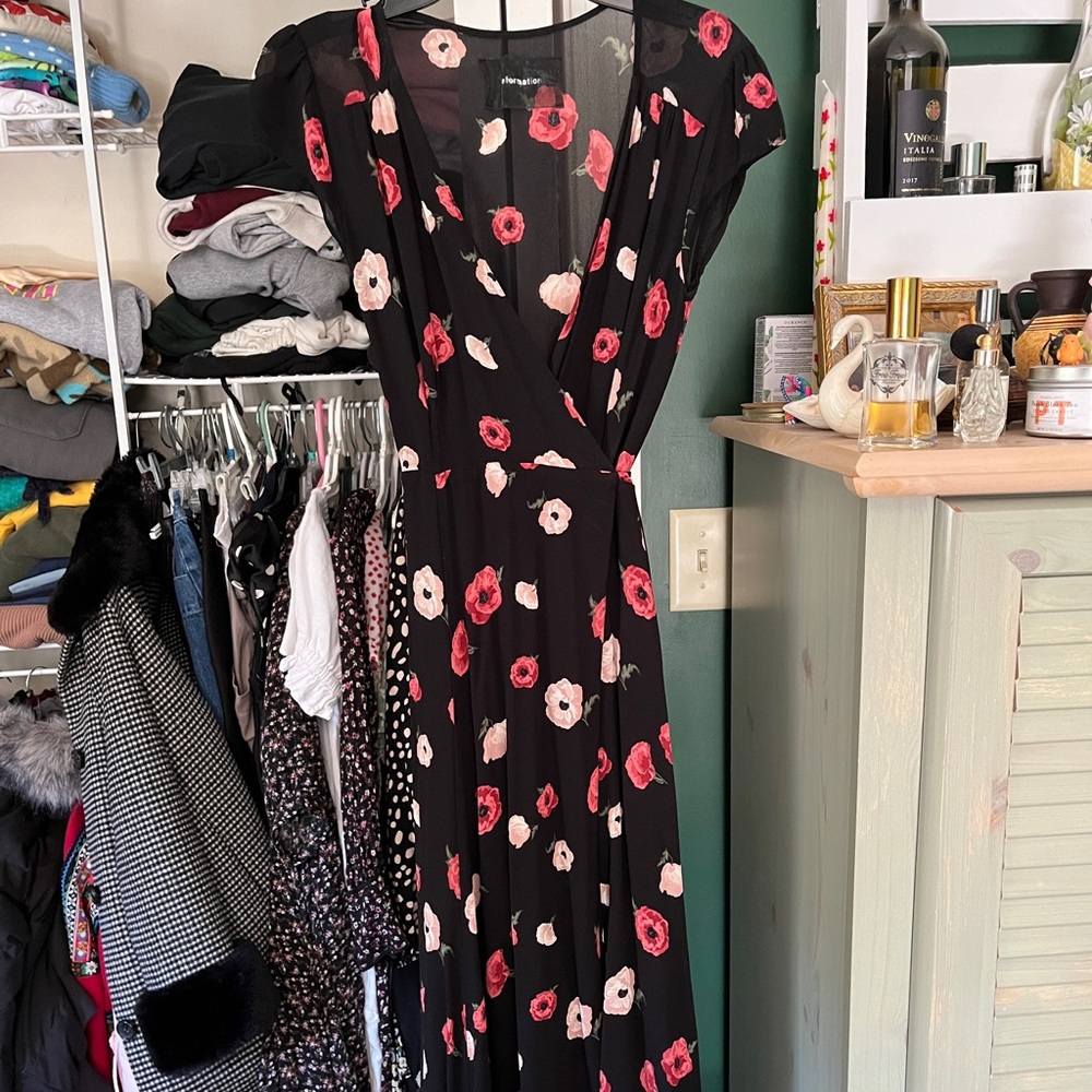 Reformation wrap dress